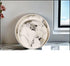 Set of 3 marble-patterned trays/ plates